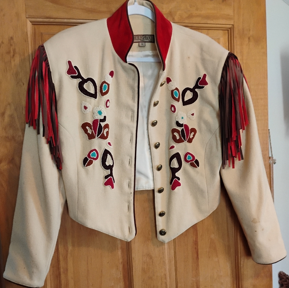 Double D Ranch Wool Emmbroidered jacket